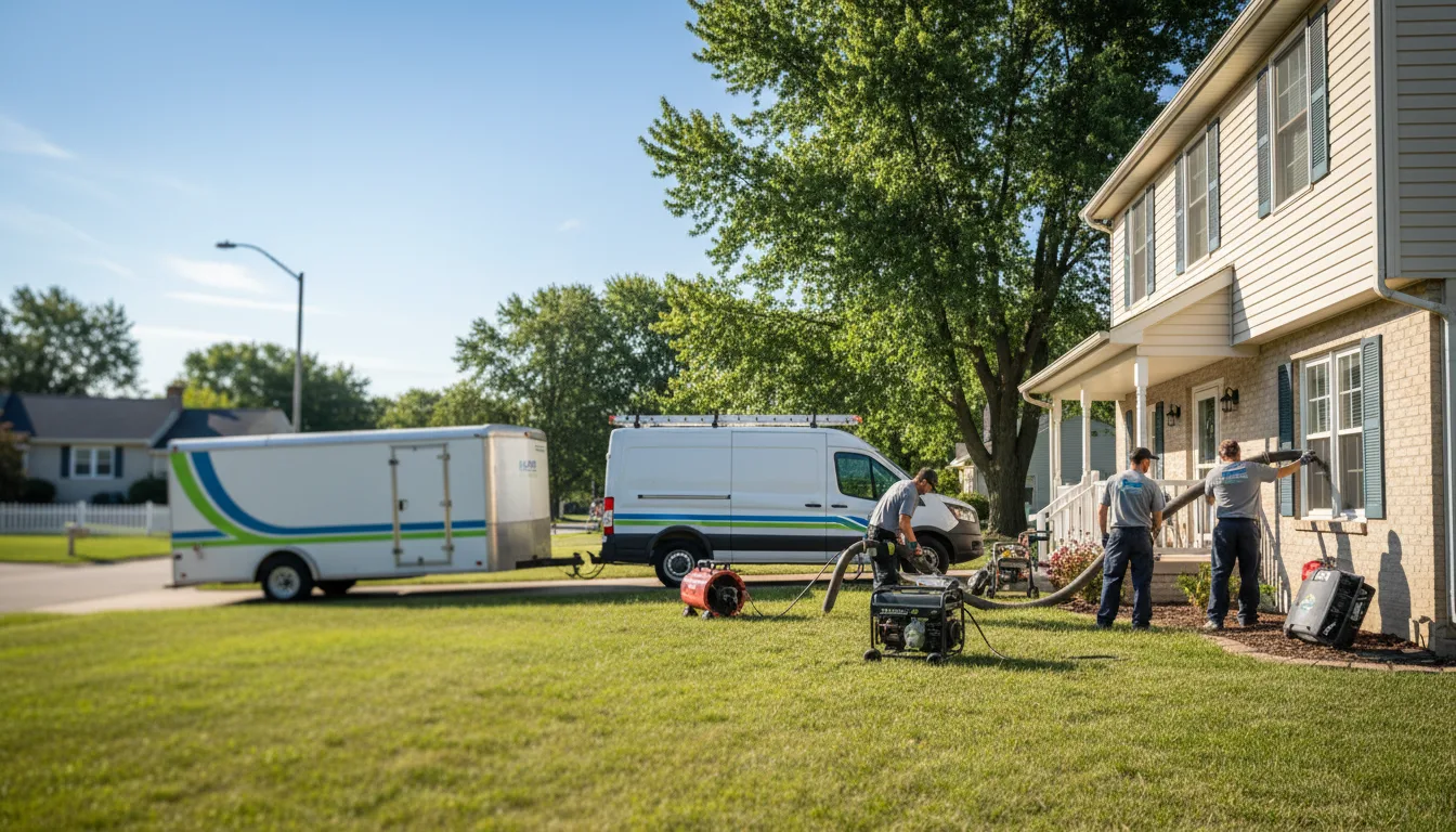 Flooded Basement Restoration And Cleanup With Repair in Milton, KS near me
